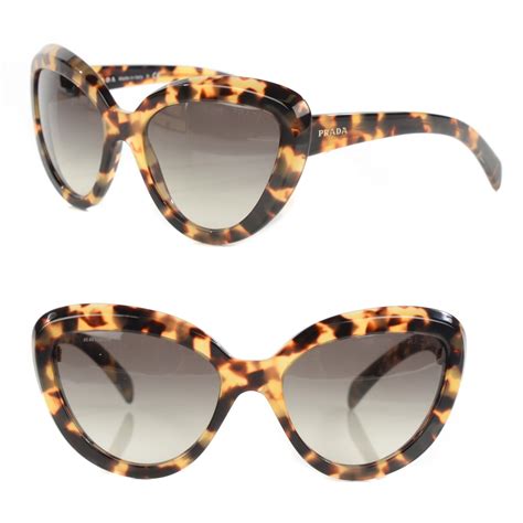 prada tortoise cat eye sunglasses